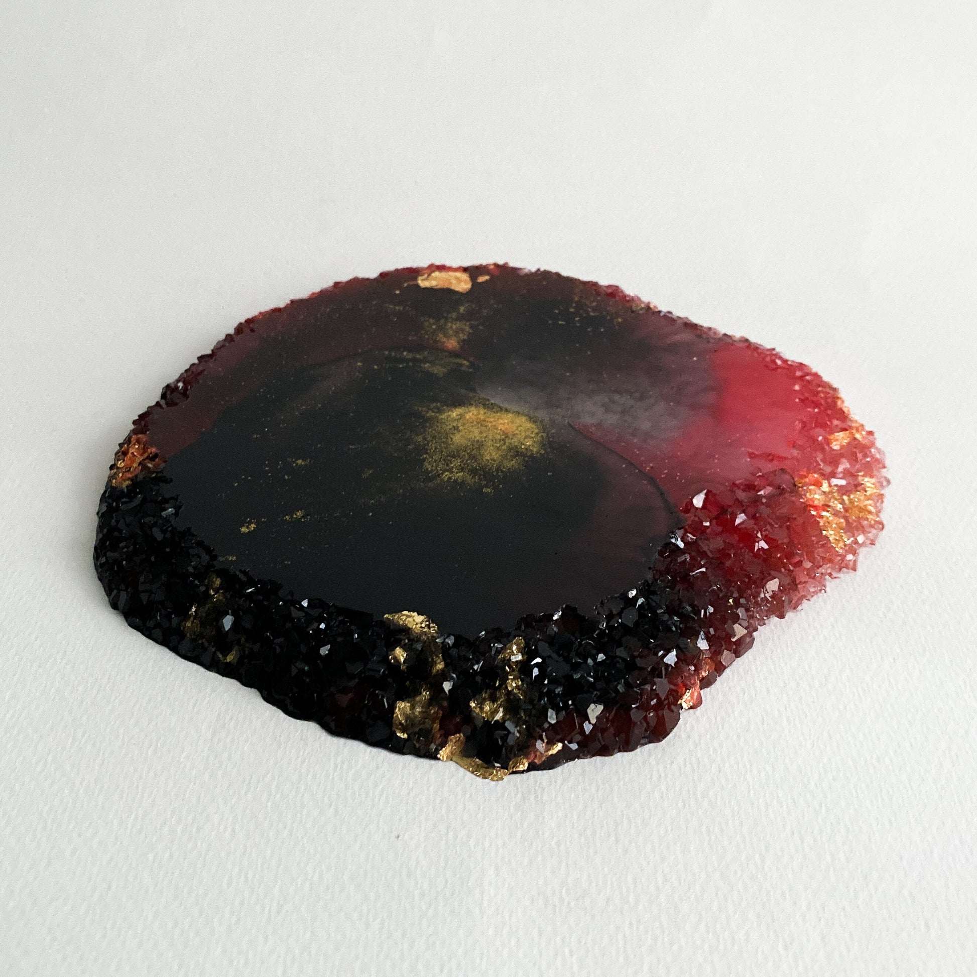 Resin Coaster, Pomegranate Collection - Wonder Candles