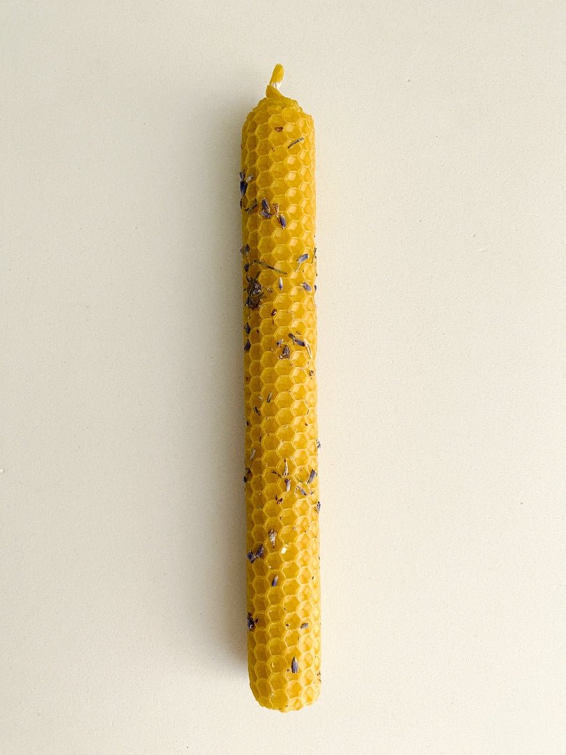 Russian Traditional Candles, Beeswax Lavender - Wonder Candles