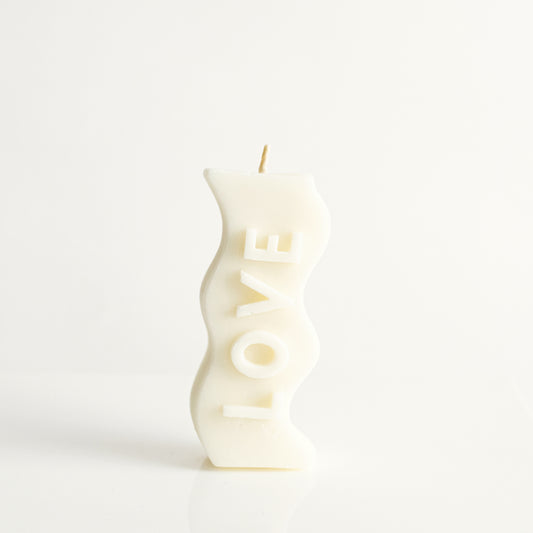 Love Candle, Unscented - Wonder Candles