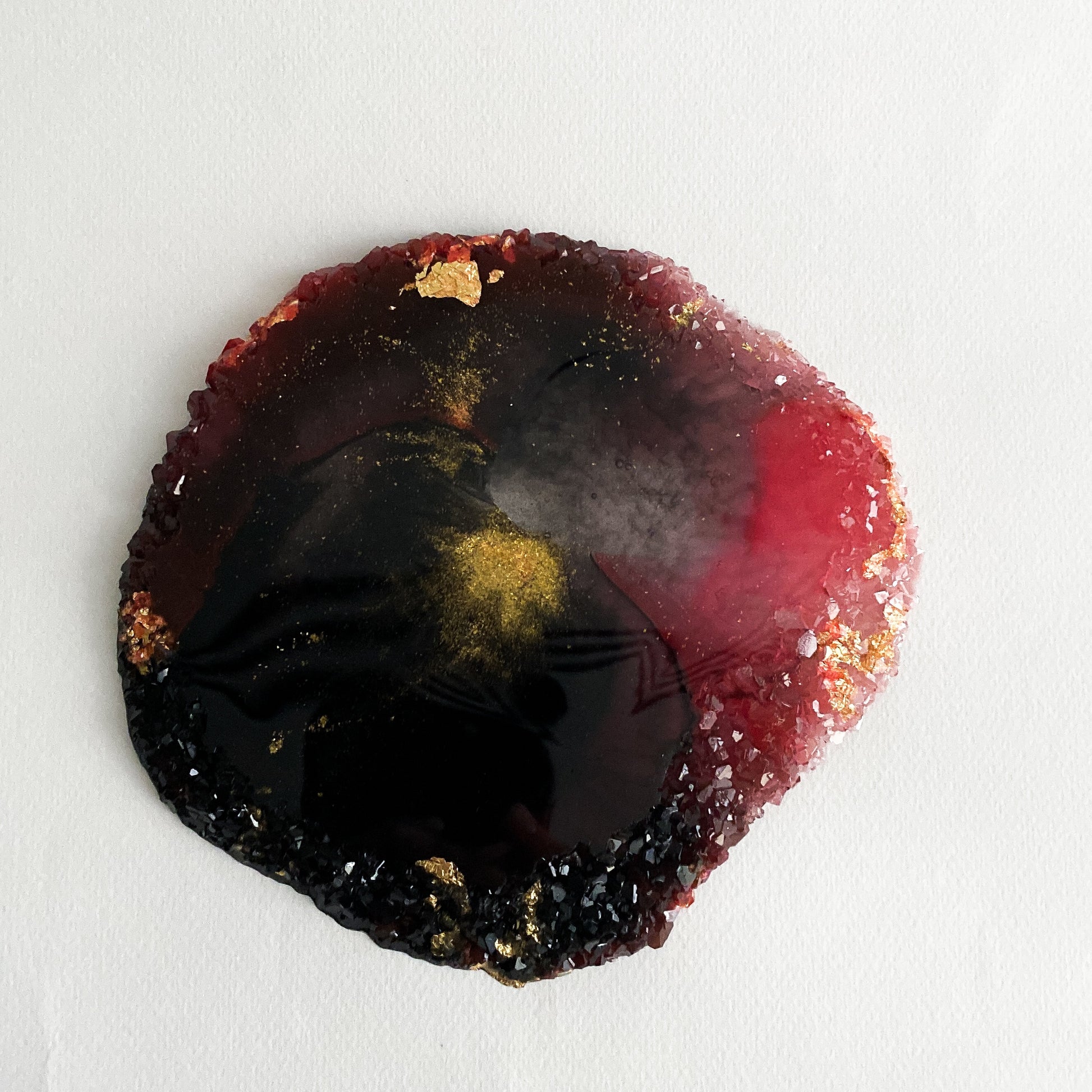 Resin Coaster, Pomegranate Collection - Wonder Candles