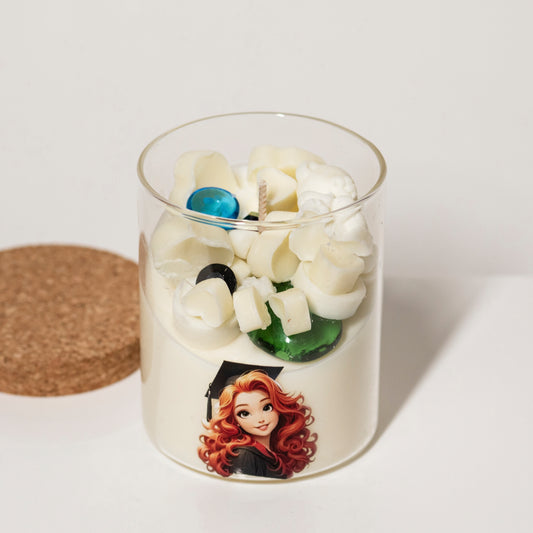 Grad Candle, Jasmine - Wonder Candles