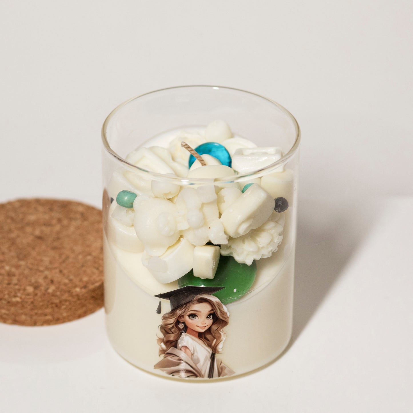 Grad Candle, Coconut - Wonder Candles