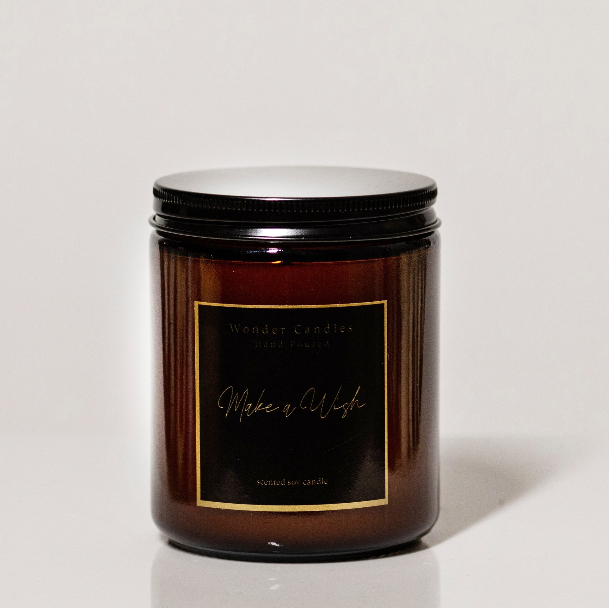 Make a Wish Candle with Hidden Word, Chocolate - Wonder Candles