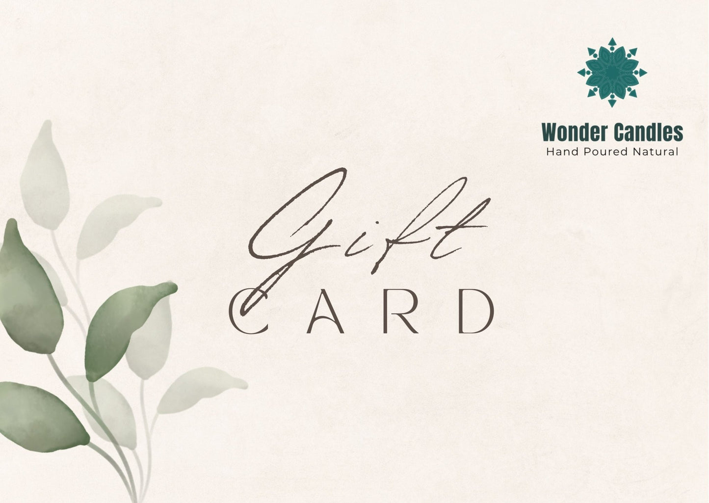Wonder Candles Gift Card - Wonder Candles