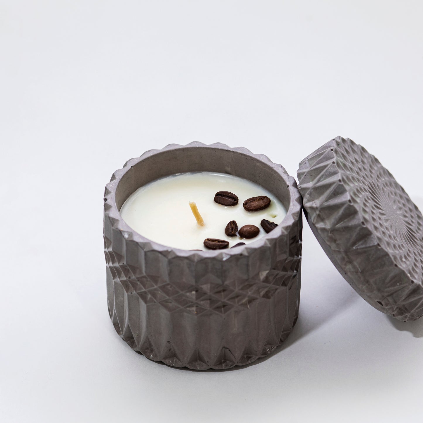 Candle in Stone, Coffee - Wonder Candles
