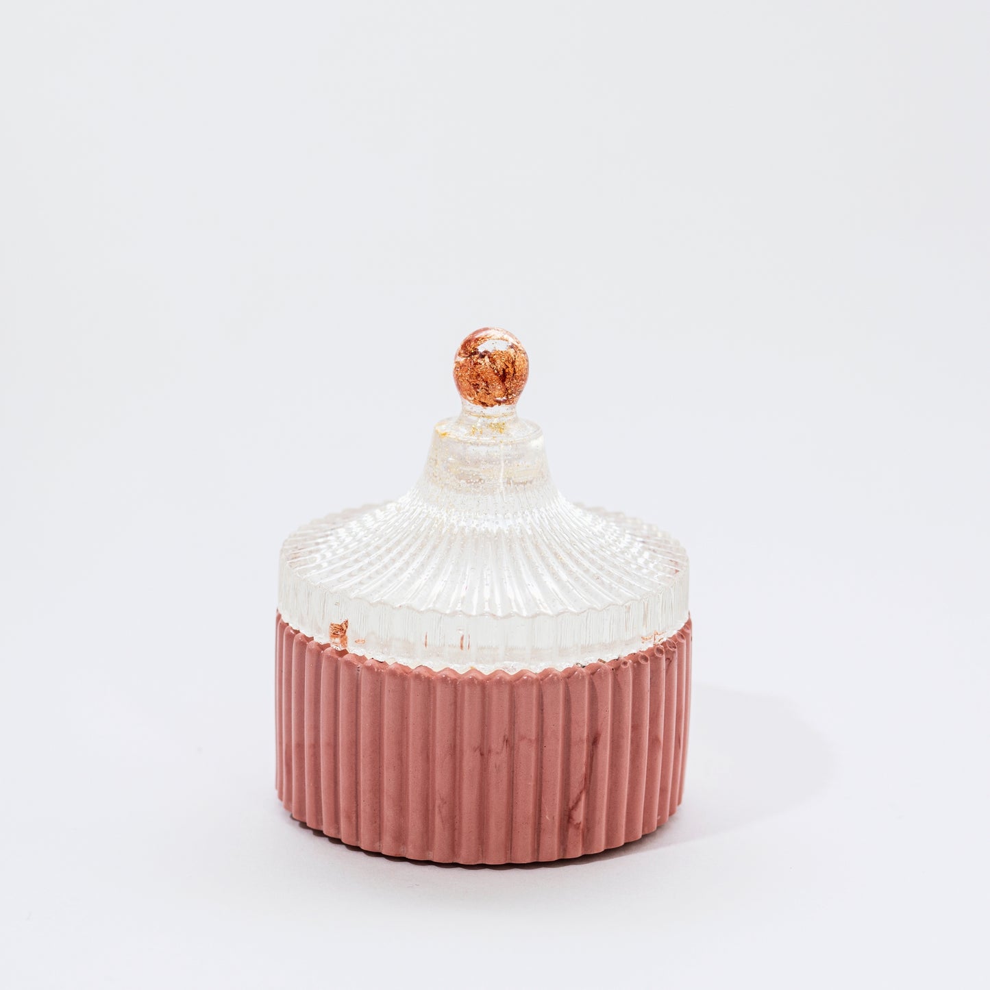 Candle in Stone with Resin Lid, Pomegranate with Citrus - Wonder Candles