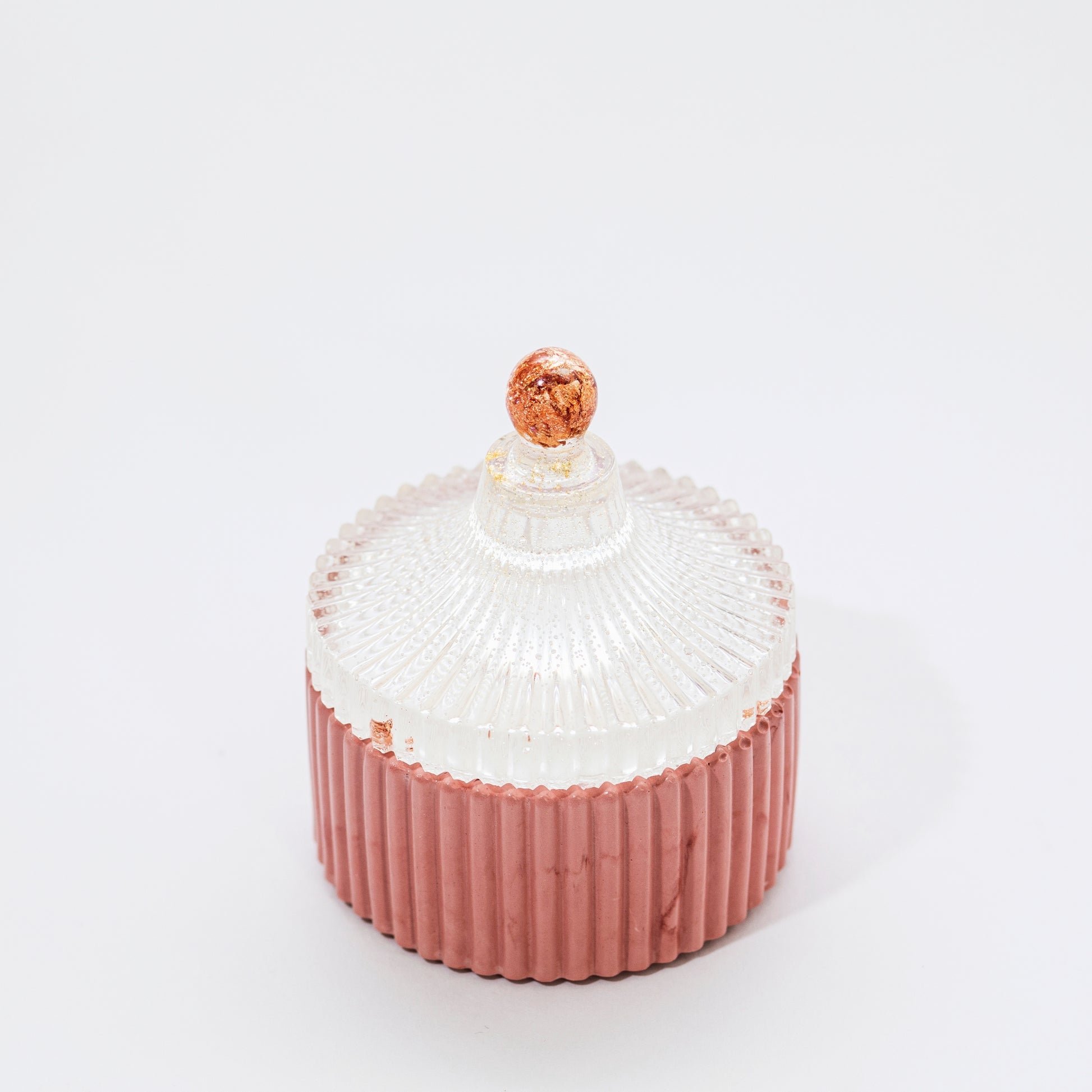 Candle in Stone with Resin Lid, Pomegranate with Citrus - Wonder Candles