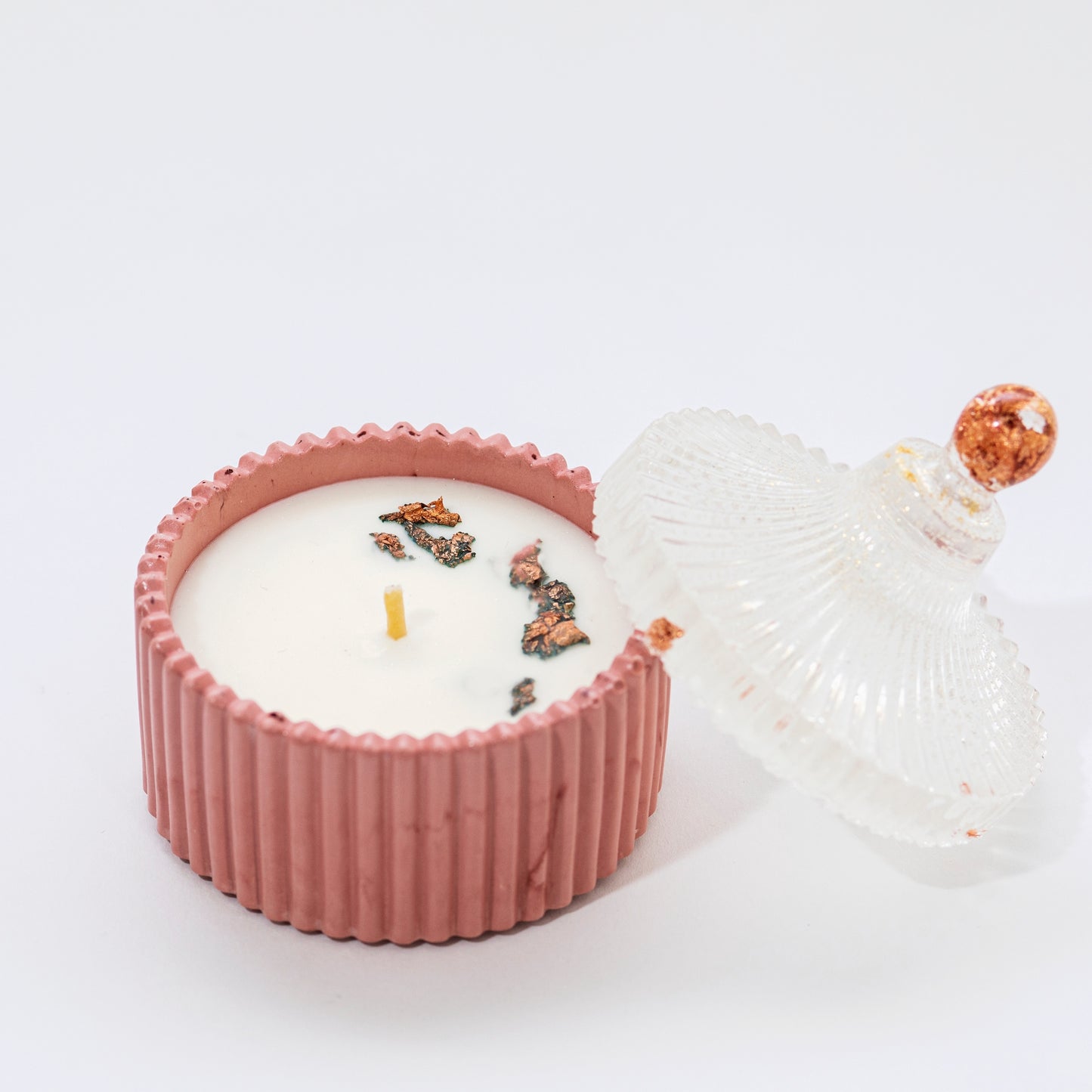 Candle in Stone with Resin Lid, Pomegranate with Citrus - Wonder Candles