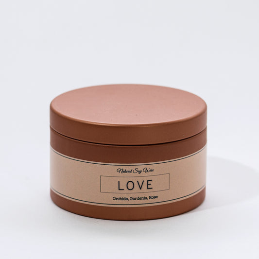 'Love' Candle from 'Balance' Collection, Rose, Orchids and Jasmine - Wonder Candles