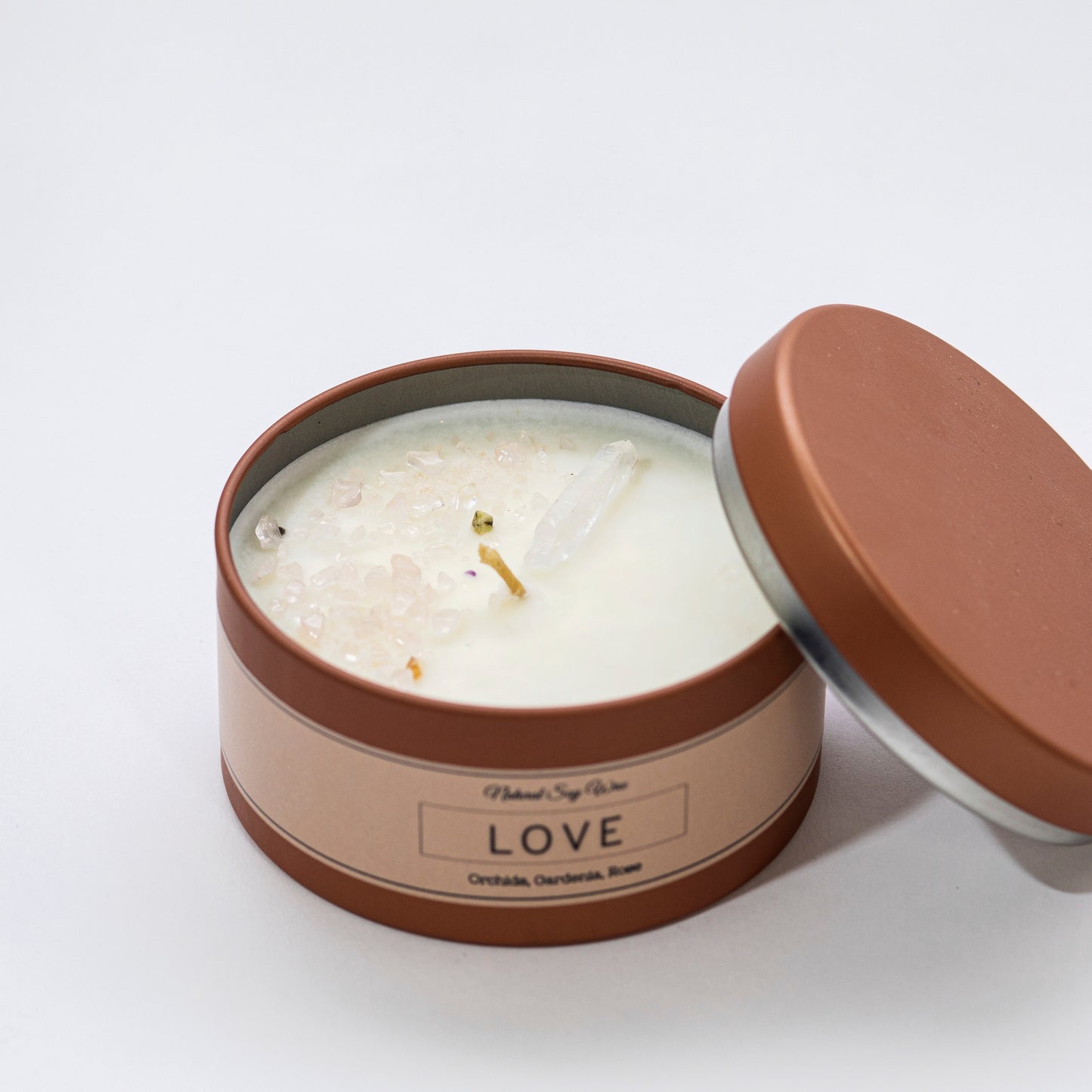 'Love' Candle from 'Balance' Collection, Rose, Orchids and Jasmine - Wonder Candles