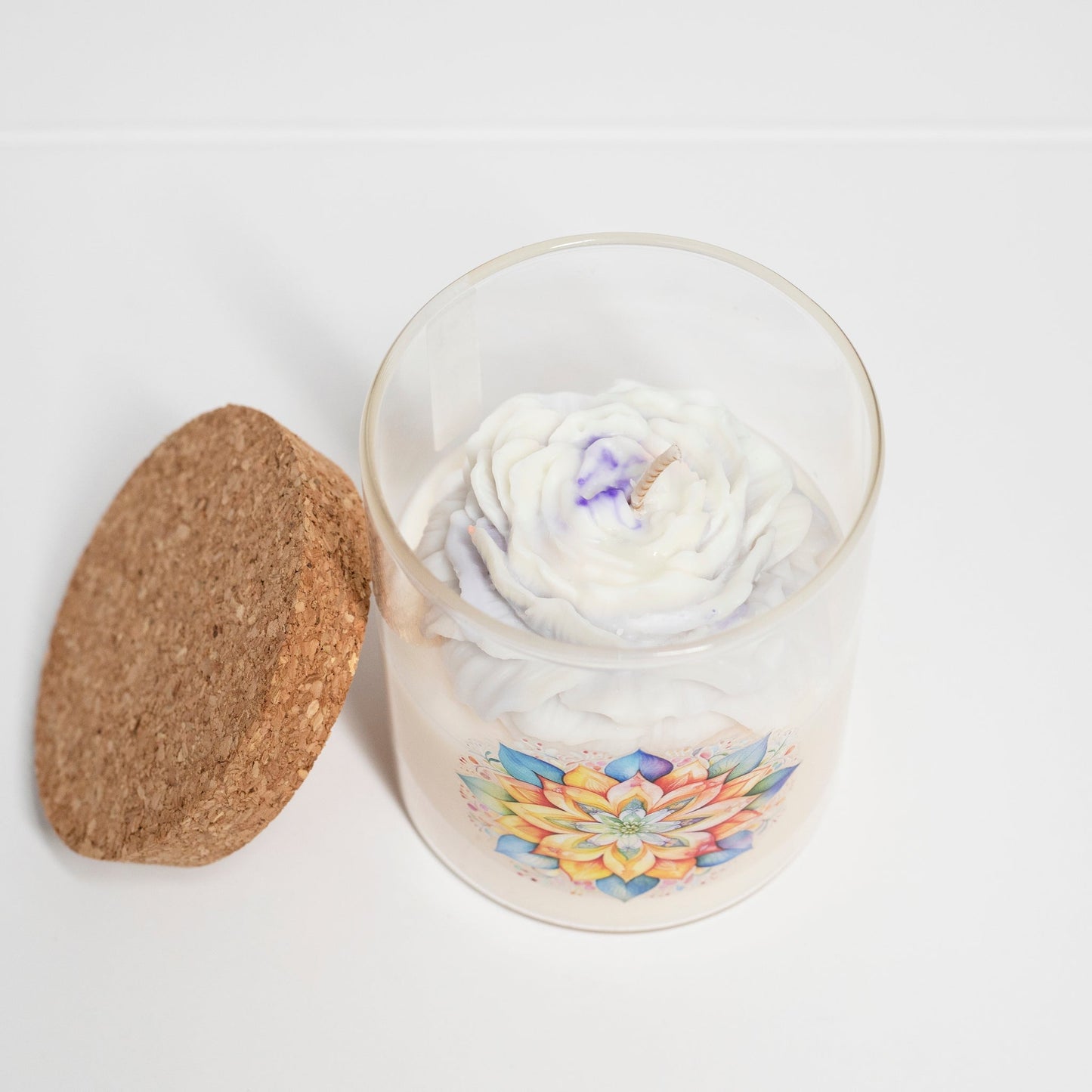 "Bliss' Collection Candle in big Jar, Jasmine, 400ml - Wonder Candles