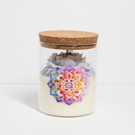 "Bliss' Collection Candle in big Jar, Patchouli, 400ml - Wonder Candles