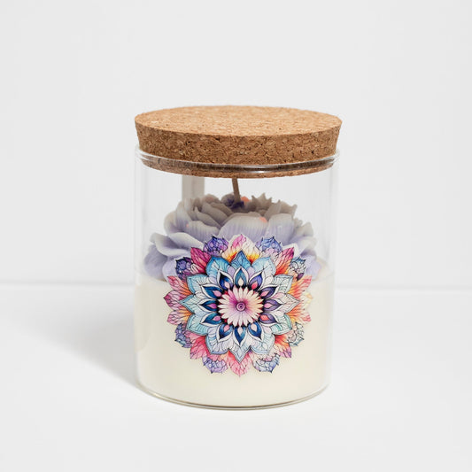 "Bliss' Collection Candle in big Jar, Patchouli, 400ml - Wonder Candles