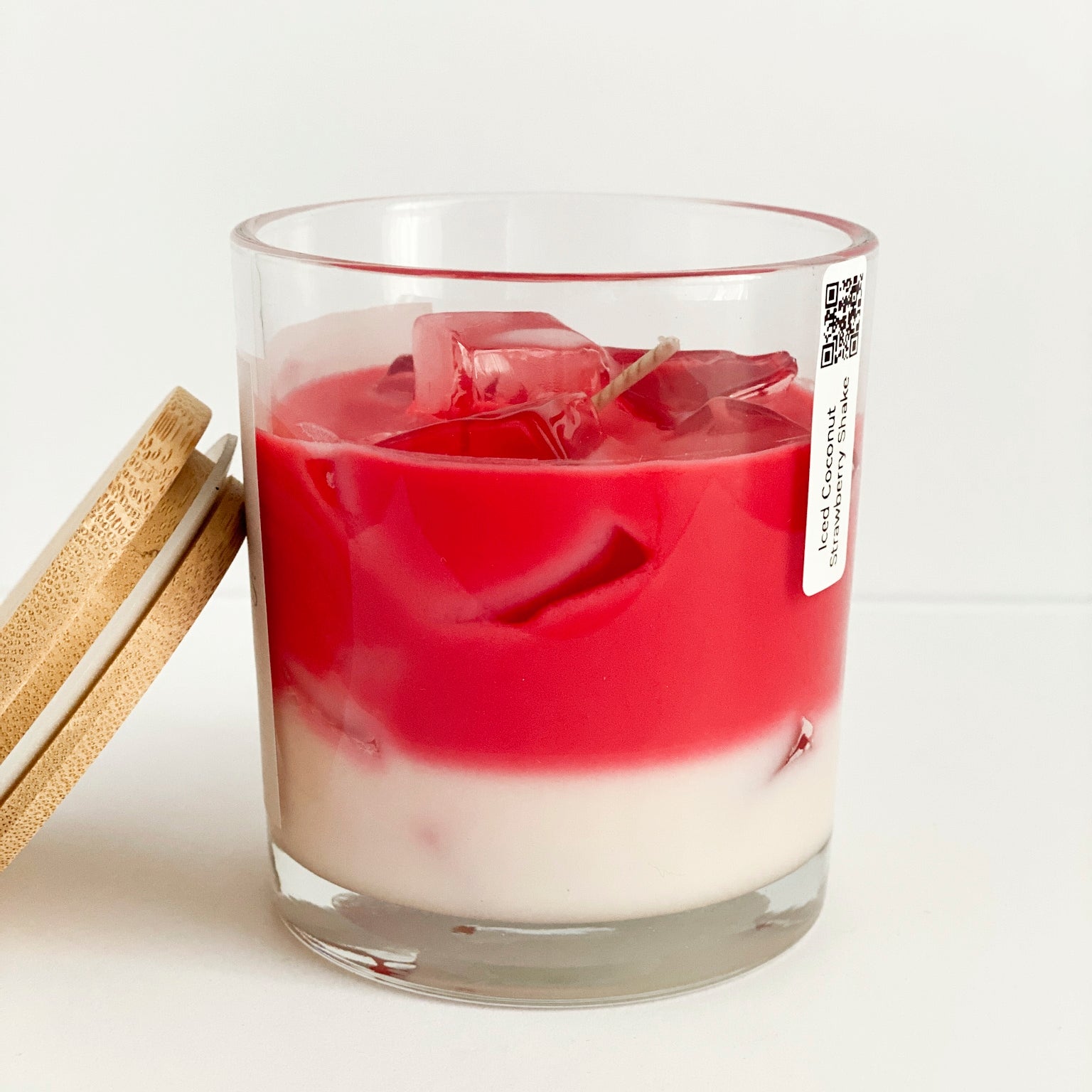Iced Strawberry Coconut Shake Candle, 320ml - Wonder Candles
