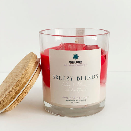 Iced Strawberry Coconut Shake Candle, 320ml - Wonder Candles