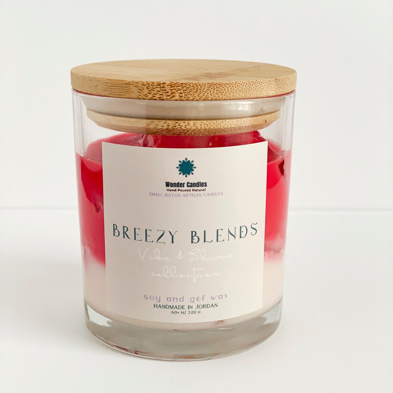 Iced Strawberry Coconut Shake Candle, 320ml - Wonder Candles