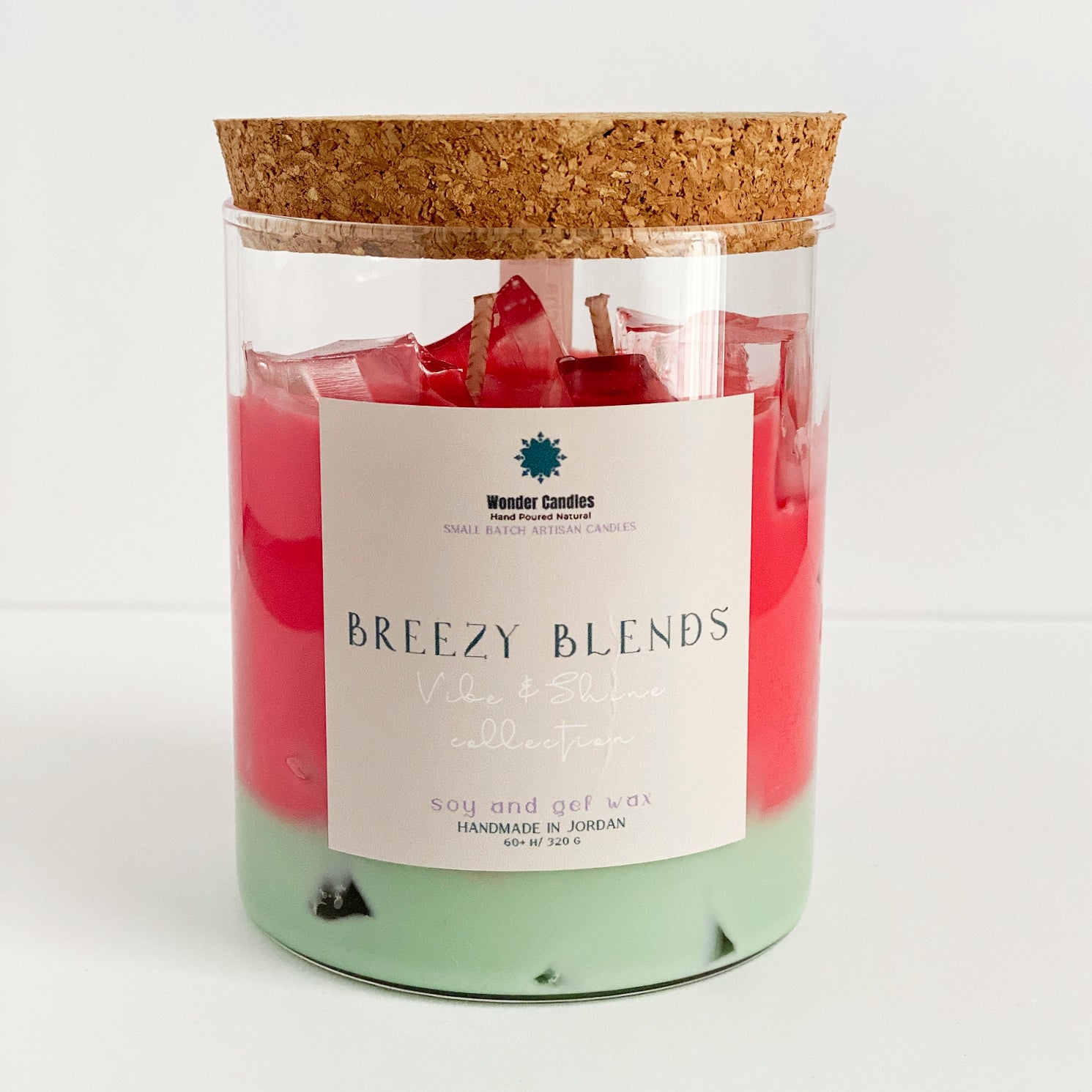 Iced Watermelon Matcha Candle, 490ml - Wonder Candles