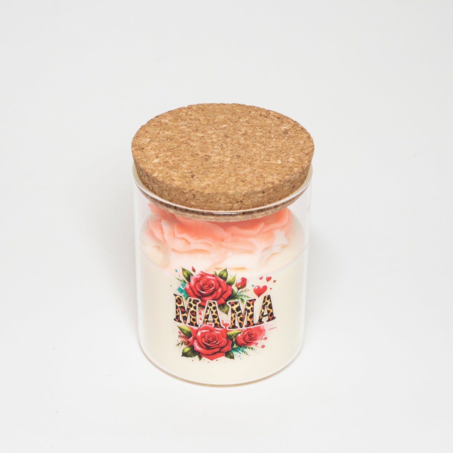 "Mom" Candle, Glowing in the Dark, 380 ml, Cherry and Lemon - Wonder Candles