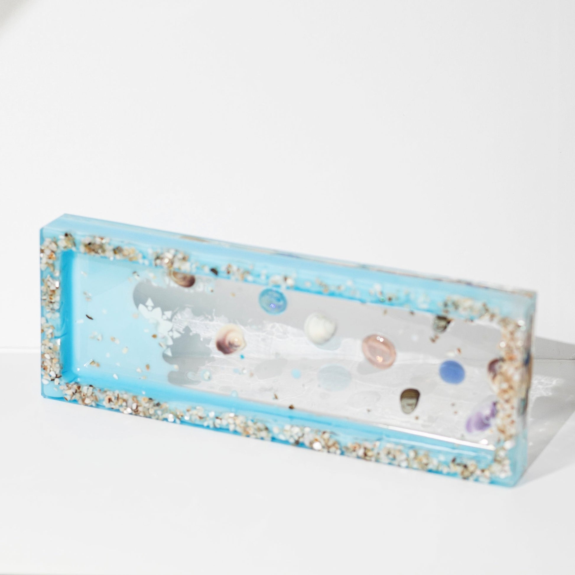Resin Tray + 2 Lotus Candles Set - Wonder Candles