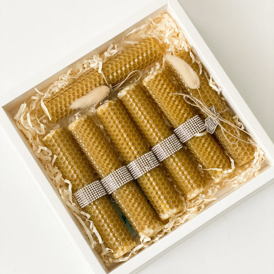 Gift Set with Beeswax Candles