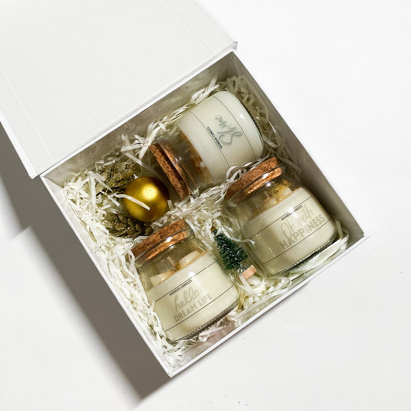 Gift Box with 3 Candles