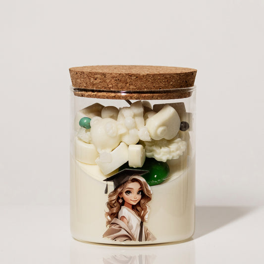 Grad Candle, Coconut - Wonder Candles