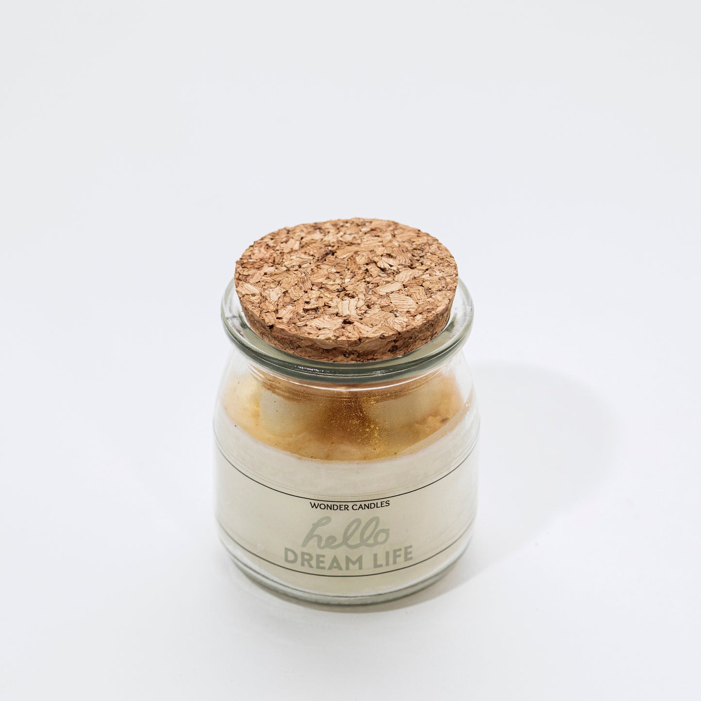 ‘Hello Dream Life’ Candle in Small Jar, Coffee - Wonder Candles