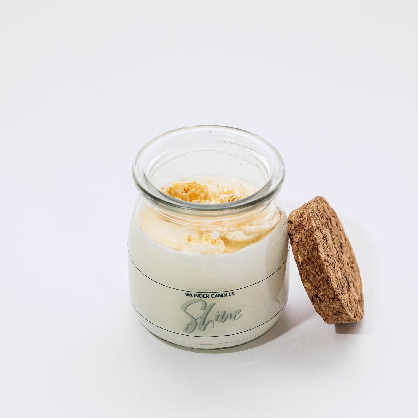 ‘Shine’ Candle in Small Jar, Vanilla - Wonder Candles