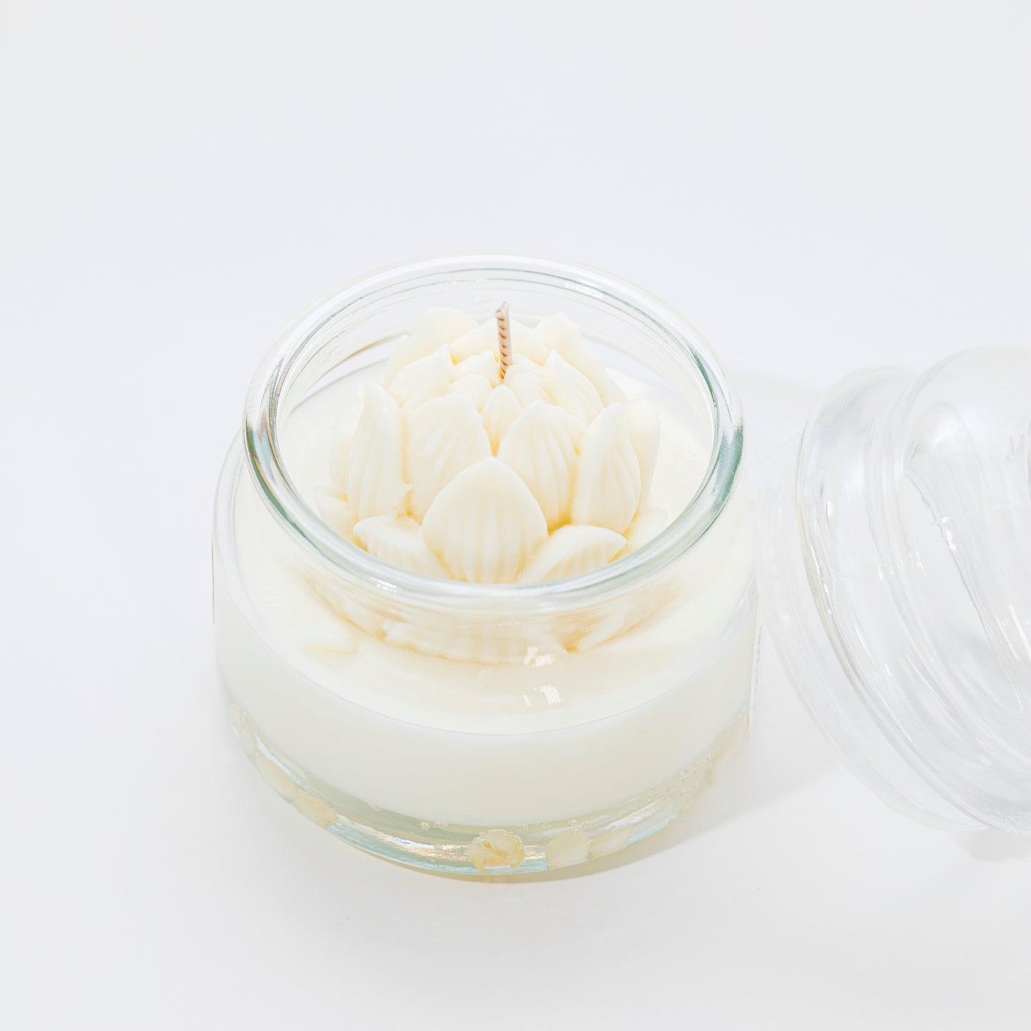 Serenity Candle, White Stone, White Honey with Amber - Wonder Candles