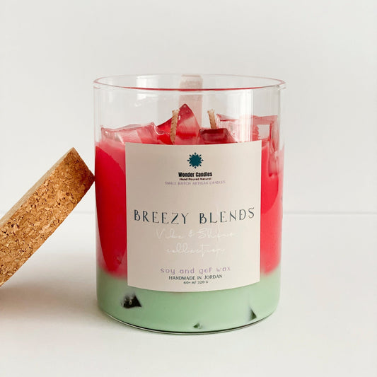 Iced Watermelon Matcha Candle, 490ml - Wonder Candles