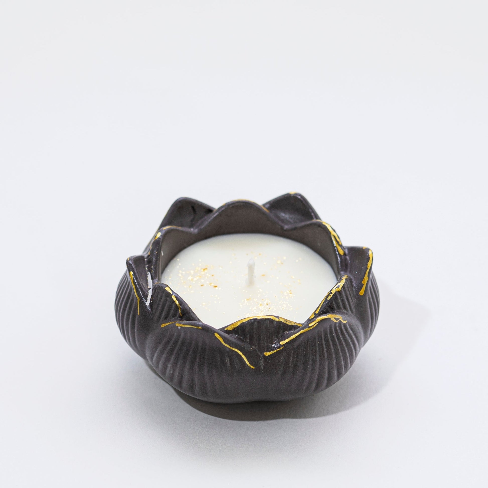 Lotus Candle in Stone, Pomegranate with Citrus - Wonder Candles