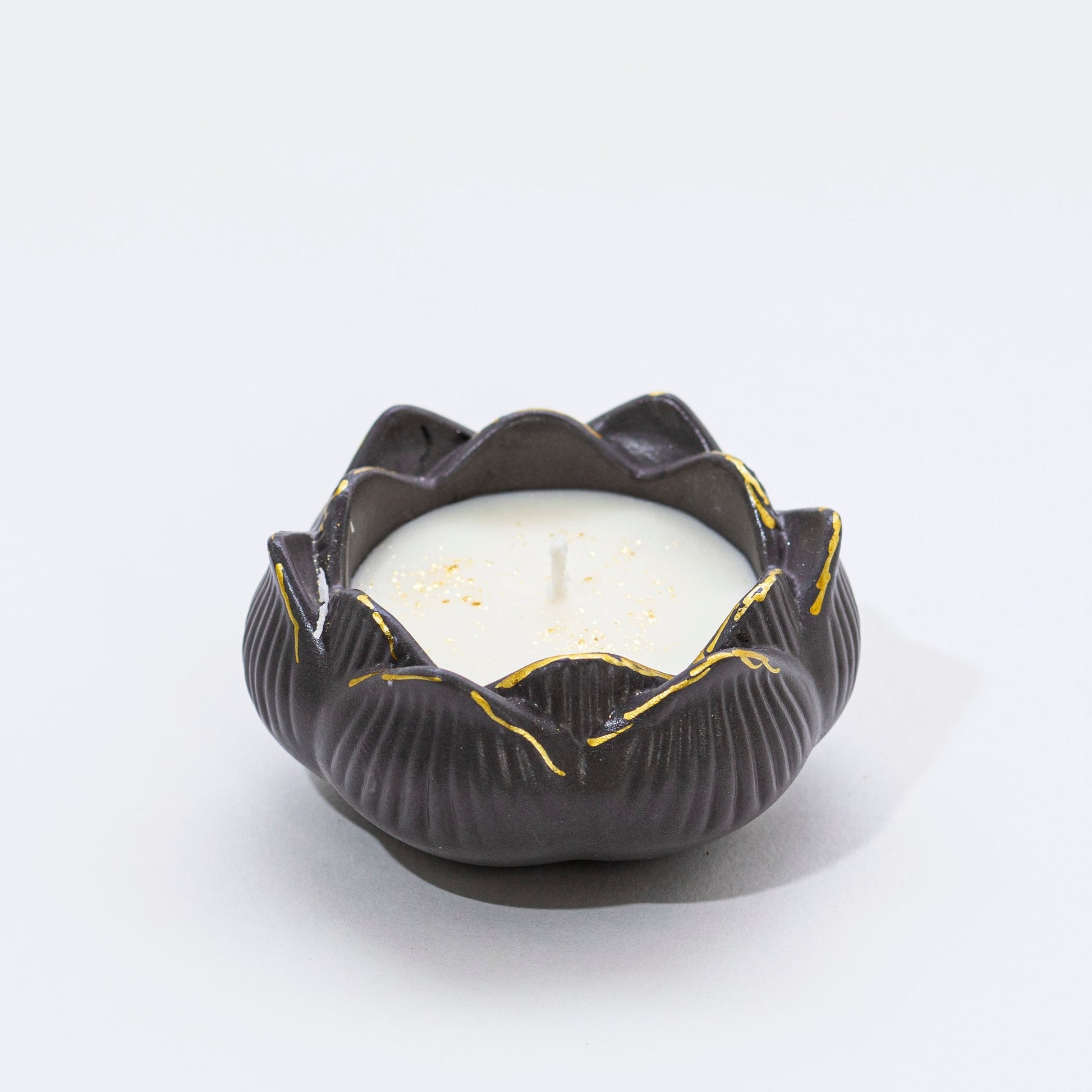 Lotus Candle in Stone, Pomegranate with Citrus - Wonder Candles