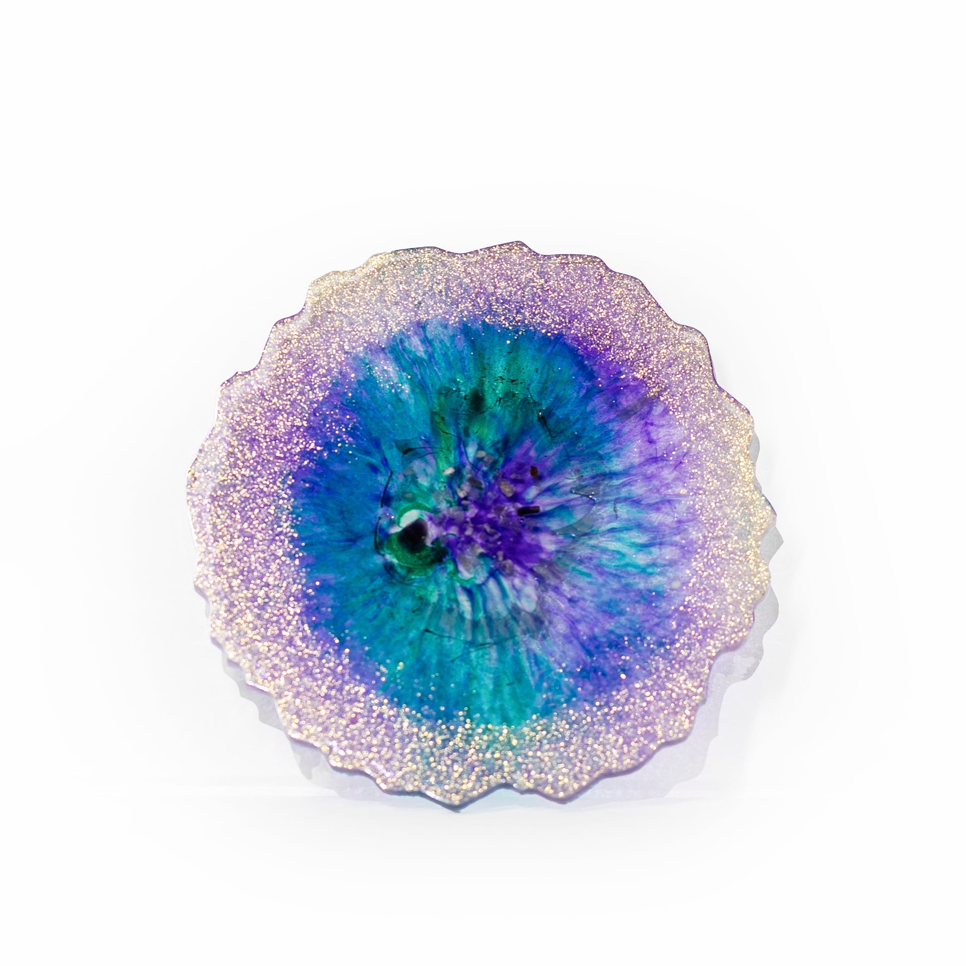 Resin Coaster, Double - sided, Lavender Collection - Wonder Candles