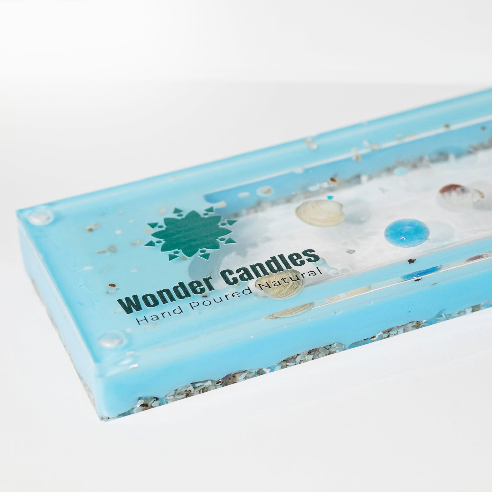 Resin Tray + 2 Lotus Candles Set - Wonder Candles