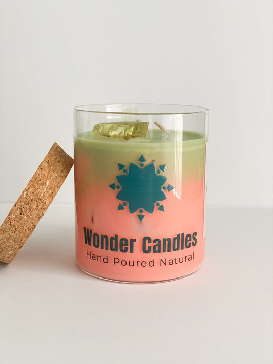 Watermelon Matcha Iced Candle, 490ml - Wonder Candles