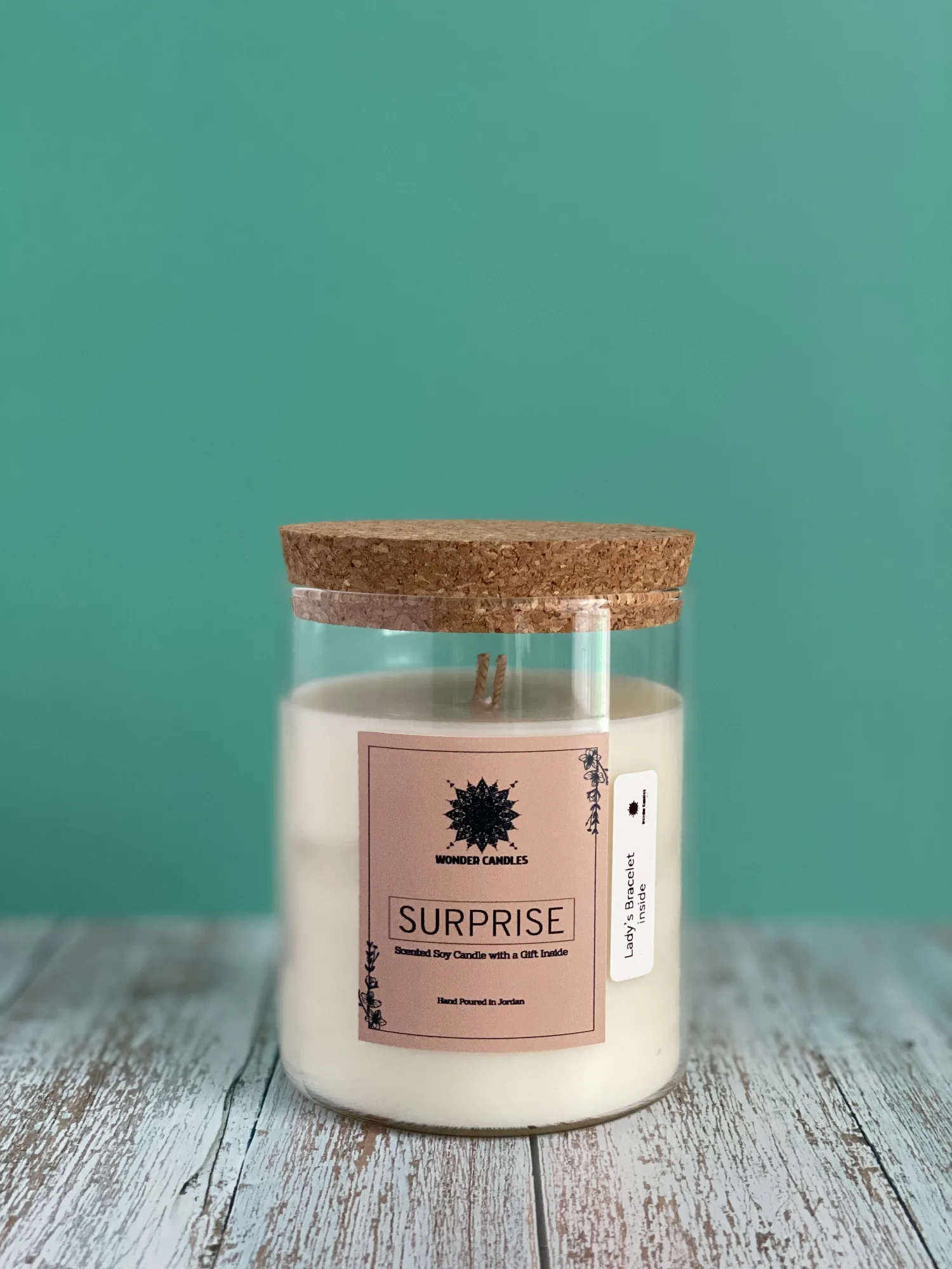 SURPRISE Candle with Lady's Bracelet, 470ml