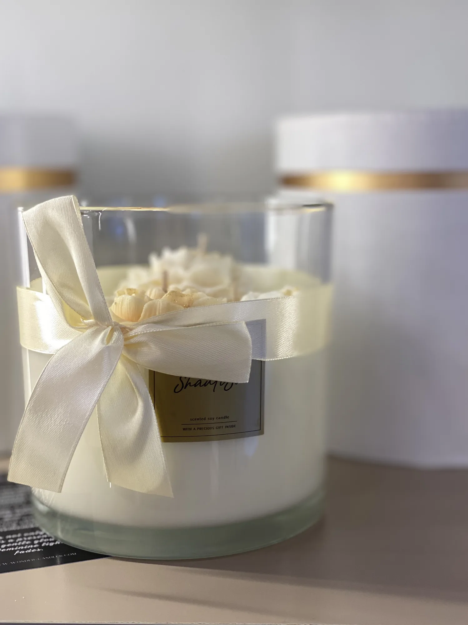 ShantiSa Floral Grande Candle, 1800ml