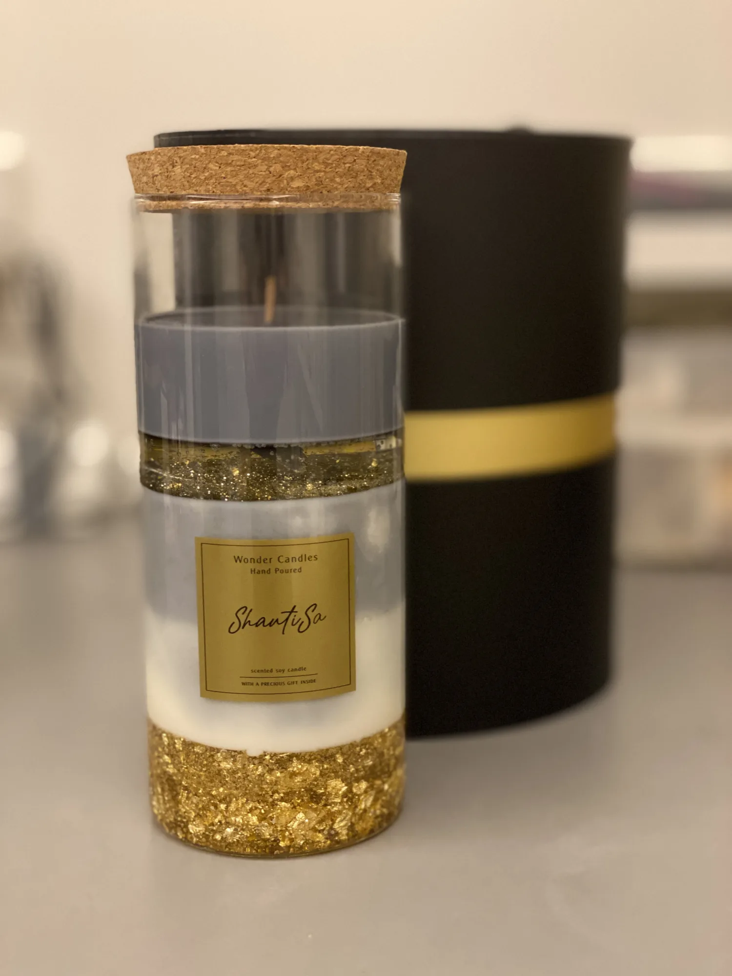 ShantiSa Tall Candle, 900ml