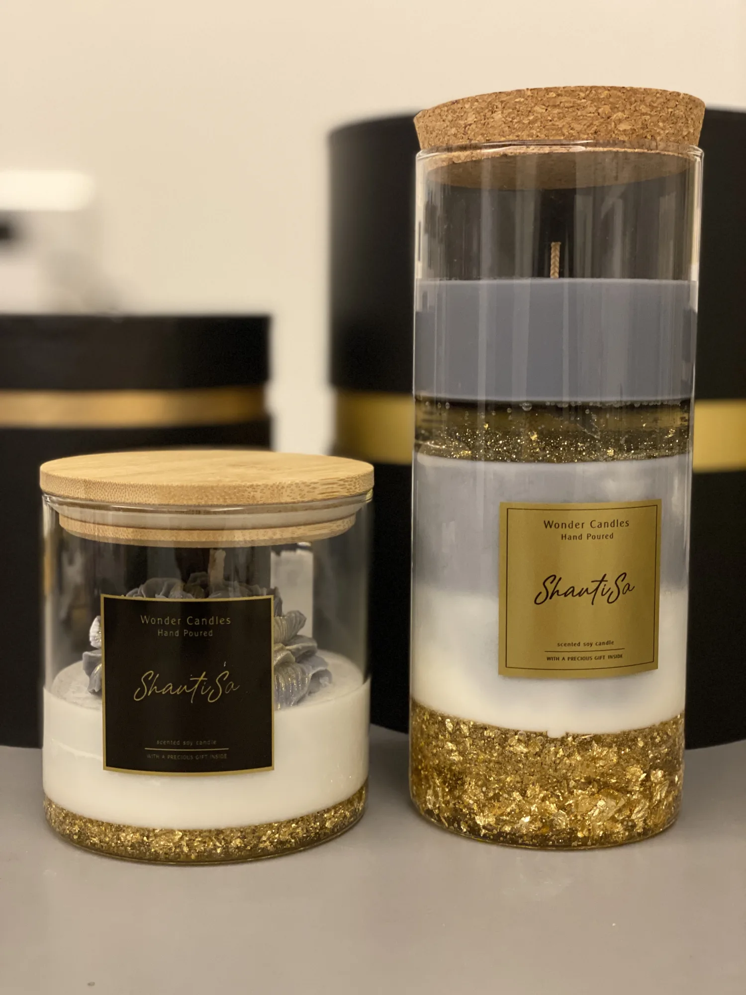 ShantiSa Candle Black Label, 450 ml