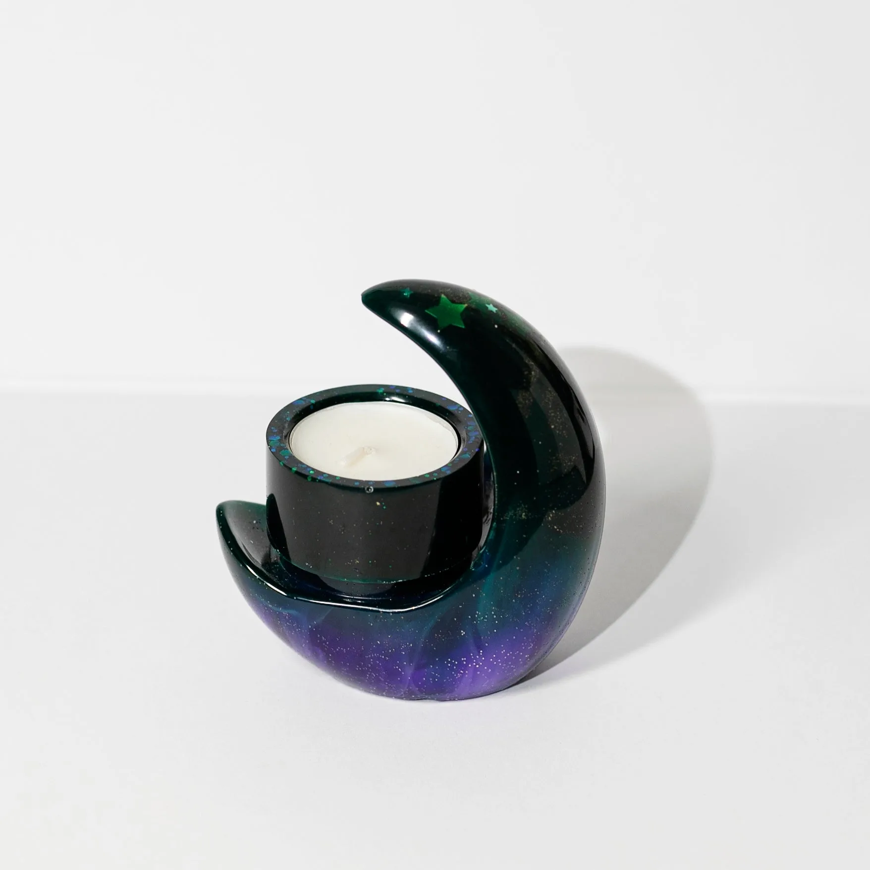 Moon Tea light Holder 2-piece Set