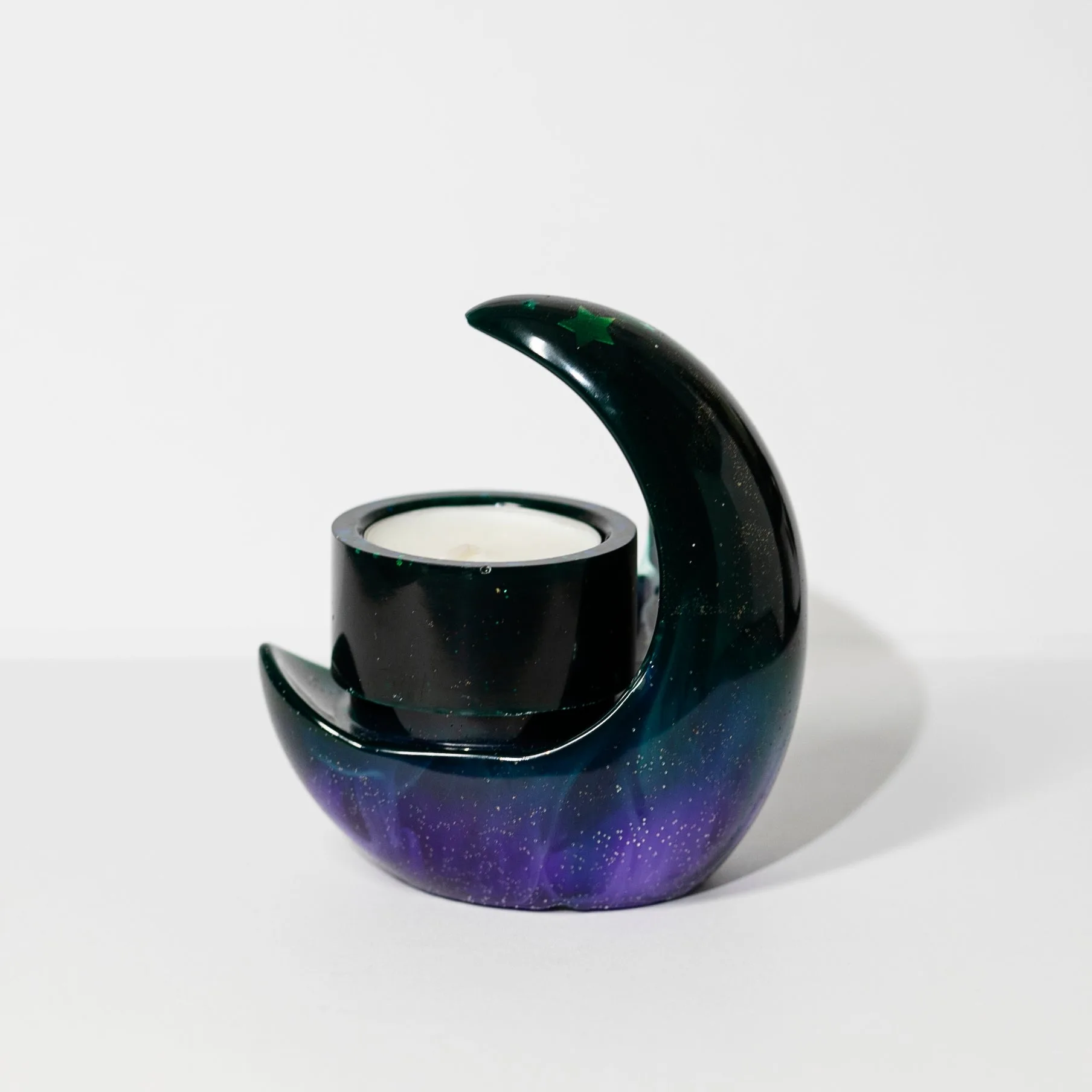 Moon Tea light Holder 2-piece Set
