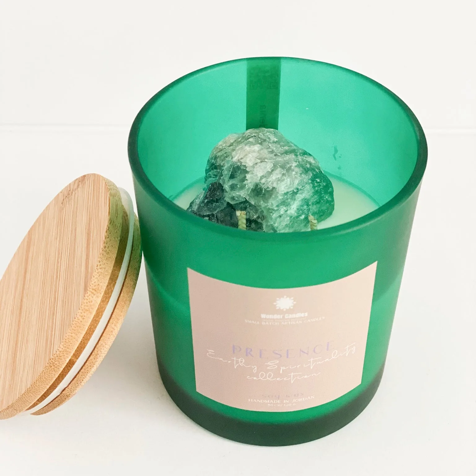 PRESENCE Candle with Fluoride Crystal, 370ml