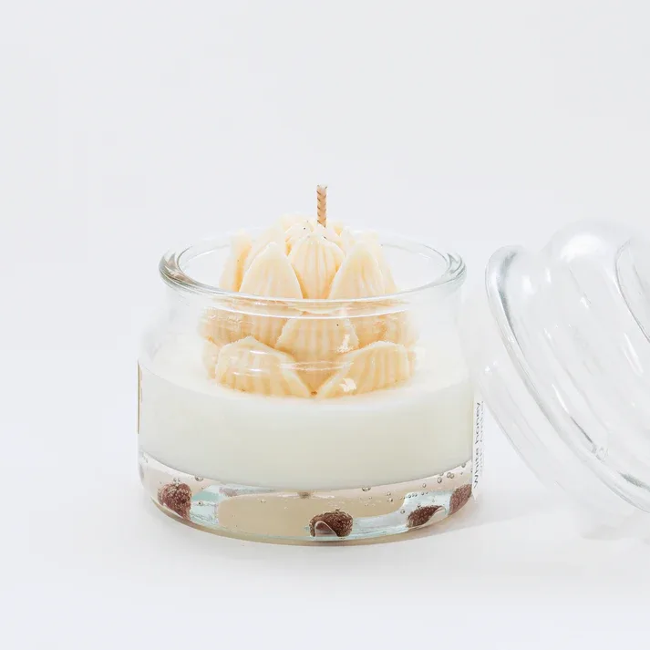 SERENITY Candle with Crystals, 350ml