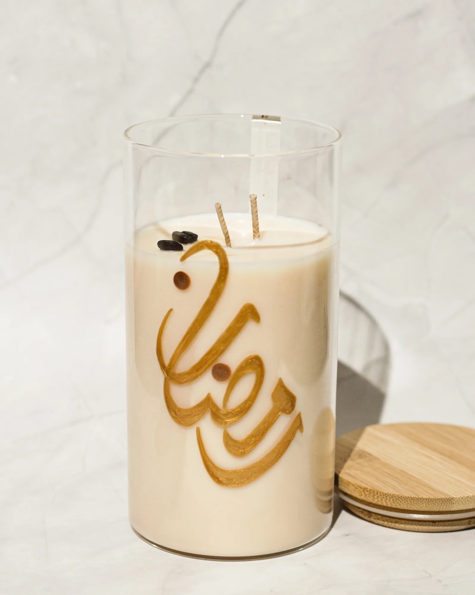 RAMADAN Candle in Tall Hand Painted Jar, 750ml